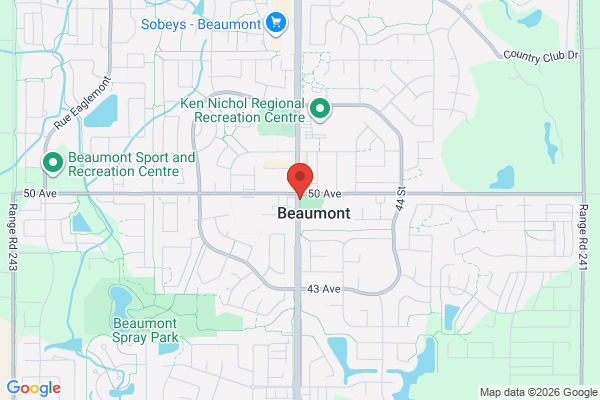 Map of Beaumont