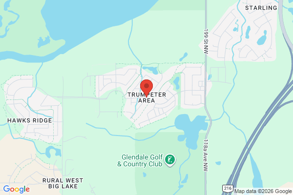 Map of Trumpeter Area